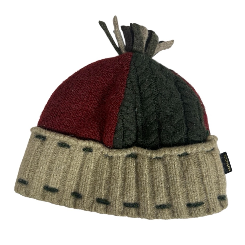 Baabaazuzu Wool Multi-Color Patchwork Mixed Media… - image 5